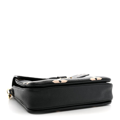 Louis Vuitton Empreinte Monogram Giant Pochette Metis Black Beige 4 of 13