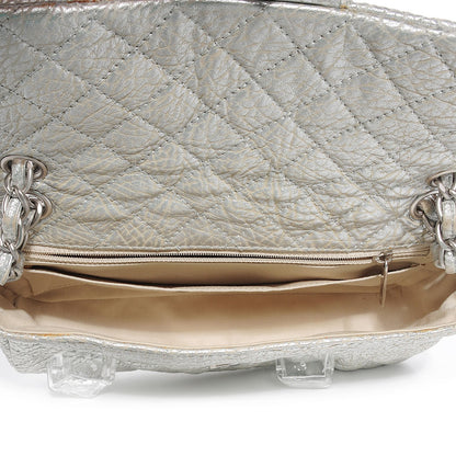 Chanel Calfskin Ice Cube On the Rocks Medium Flap Silver 7 of 7