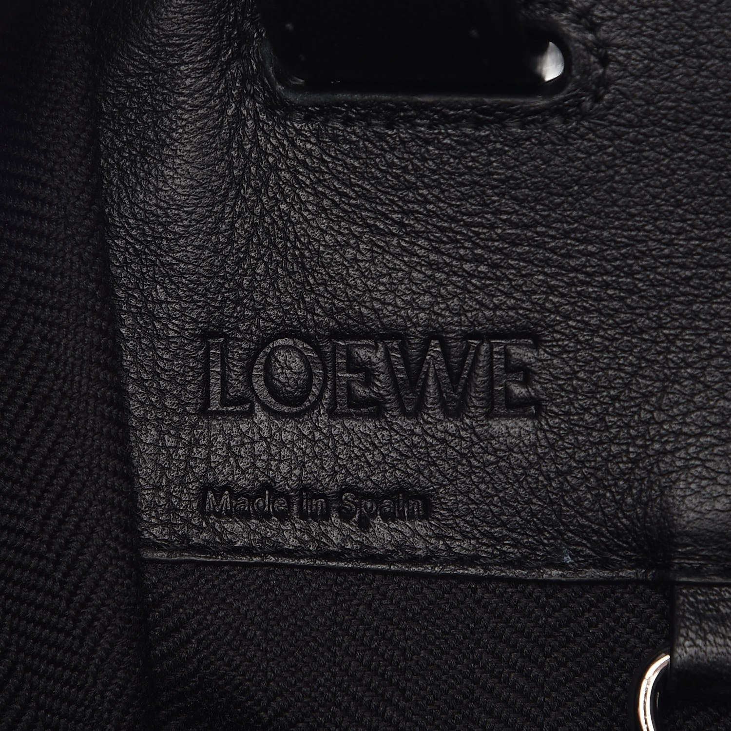 Loewe Wool Calfskin Small Hammock Shoulder Bag Black Red Tartan 8 of 9