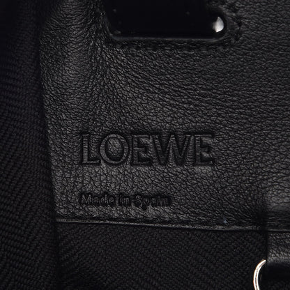 Loewe Wool Calfskin Small Hammock Shoulder Bag Black Red Tartan 8 of 9