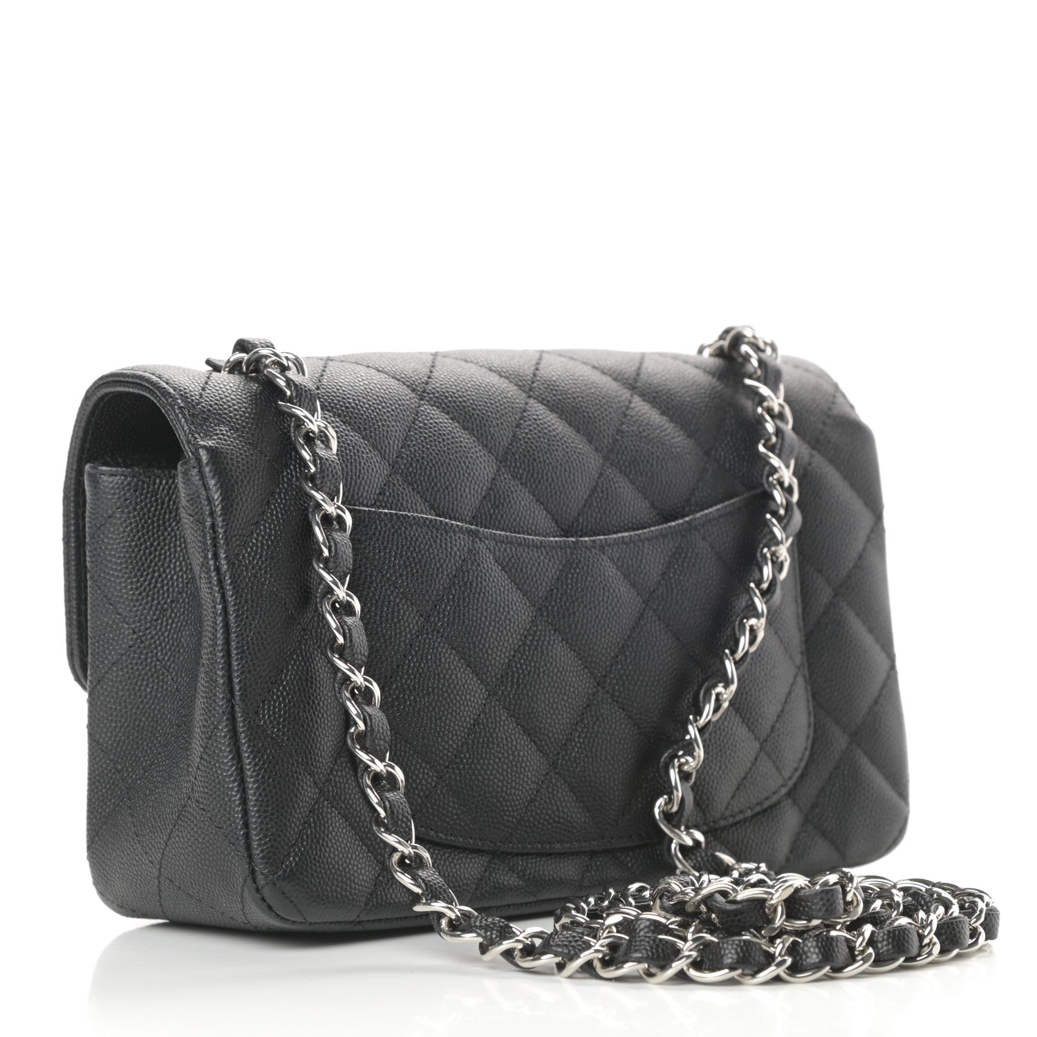Chanel Caviar Quilted Mini Rectangular Flap Black 3 of 13