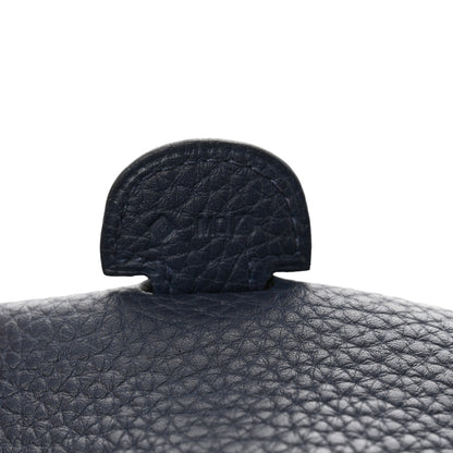 Hermes Taurillon Clemence Evelyne III PM Bleu Saphir 7 of 10