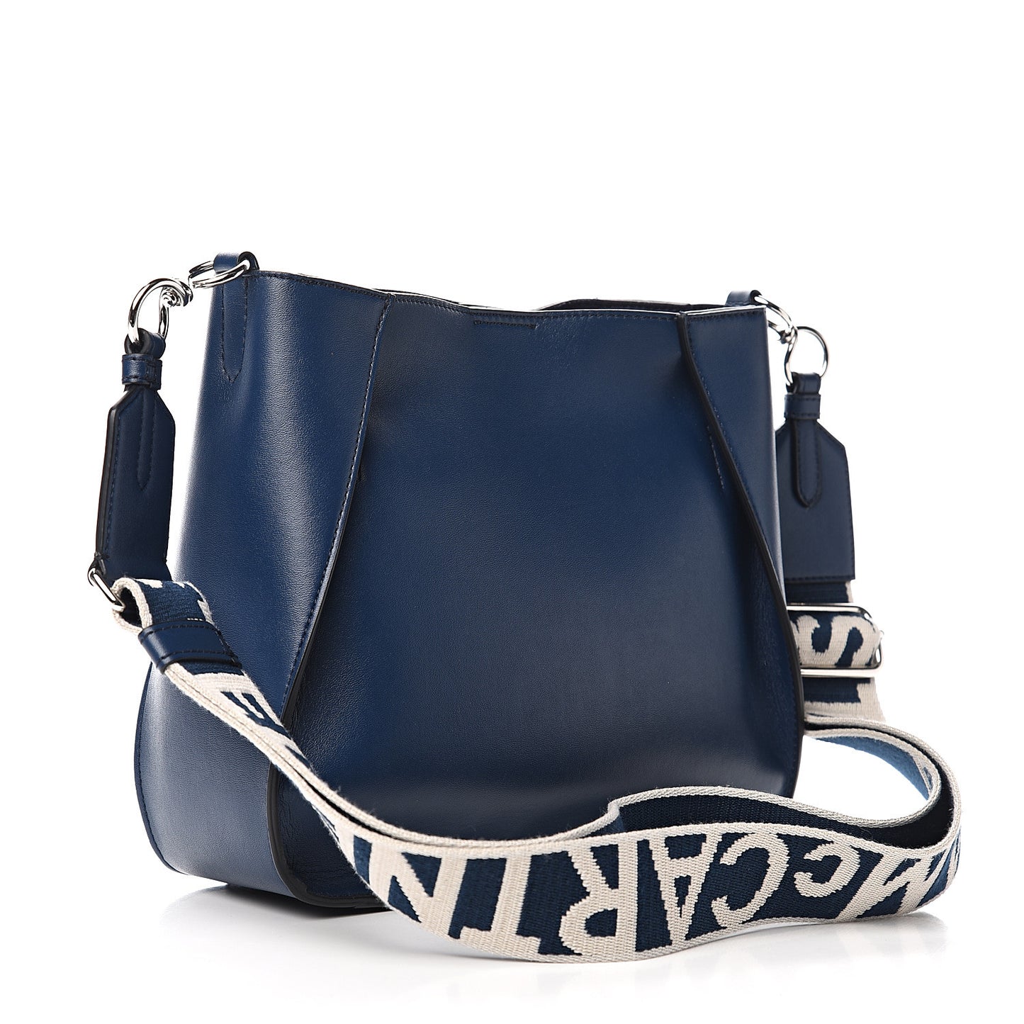 Eco Alter Nappa Perforated Logo Crossbody Navy