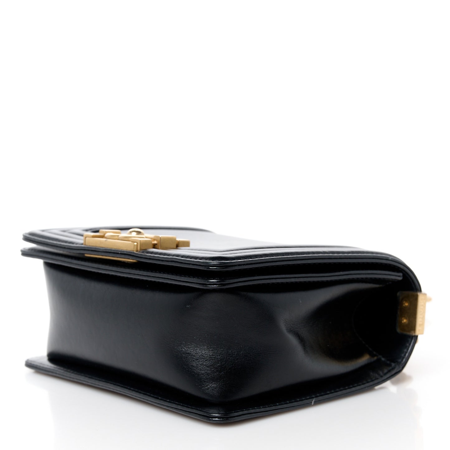 Calfskin Mini Boy Flap Black