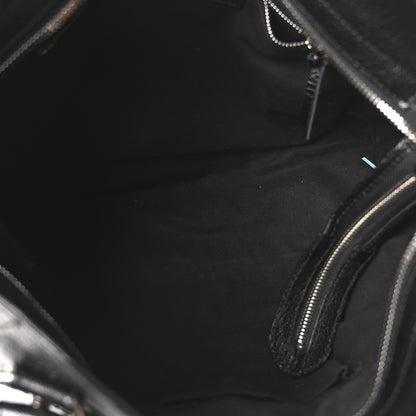 Balenciaga Chevre Silver Metallic Edge Hardware Velo Black 6 of 11