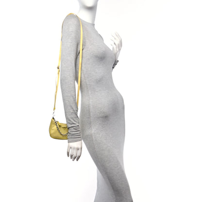 Prada Tessuto Nylon Saffiano Mini Re-Edition 2000 Shoulder Bag Ananas 2 of 11