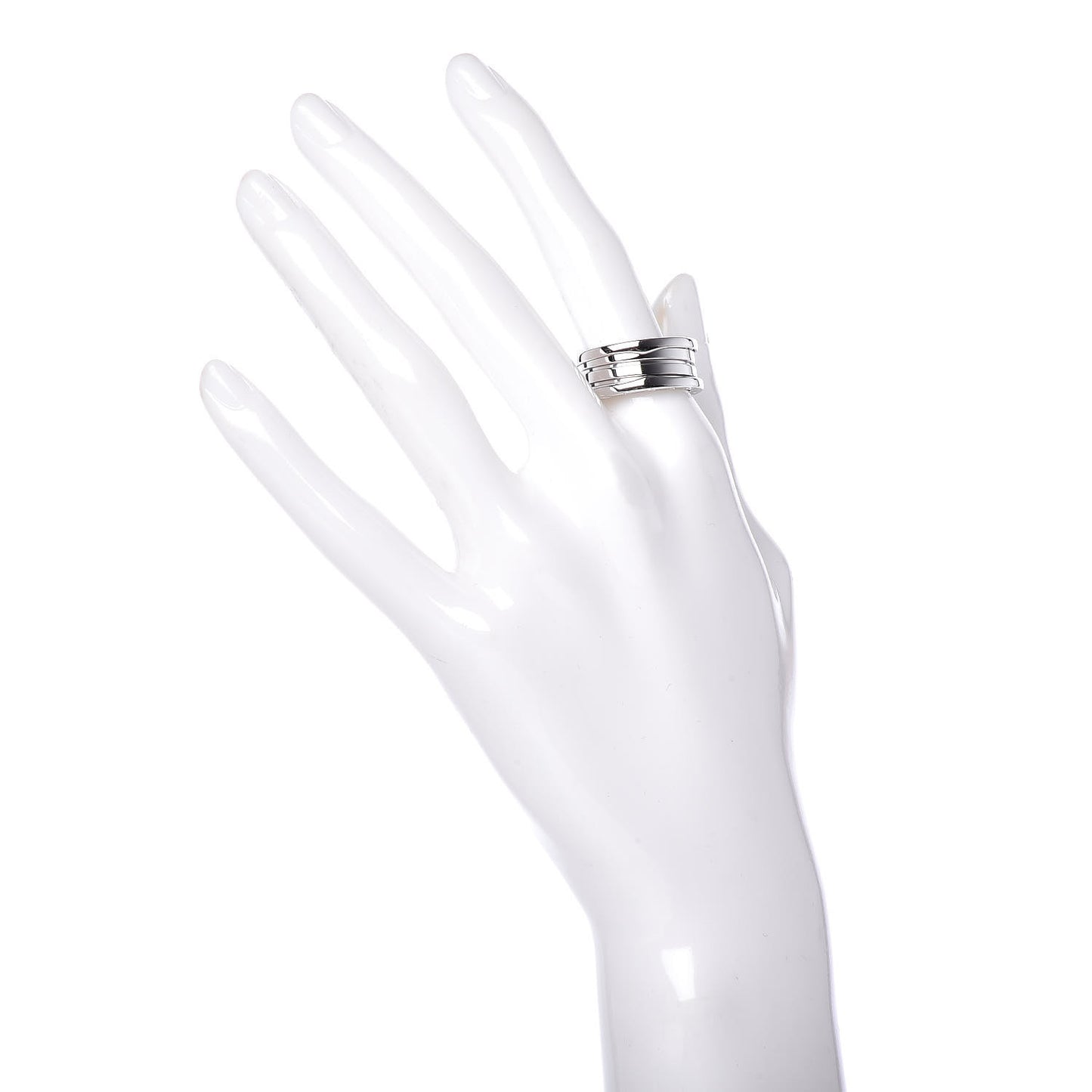 18K White Gold B.Zero1 3 Band Ring 56 7.5