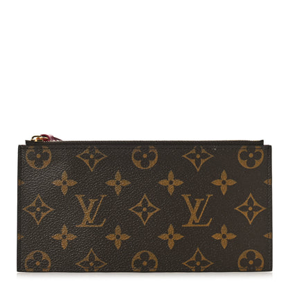 Louis Vuitton Monogram Felicie Chain Wallet Zippered Insert Fuchsia 1 of 8