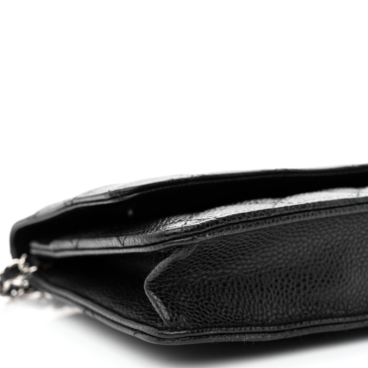 Chanel Caviar Quilted Wallet on Chain WOC Black 10 of 11