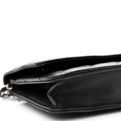 Chanel Caviar Quilted Wallet on Chain WOC Black 10 of 11