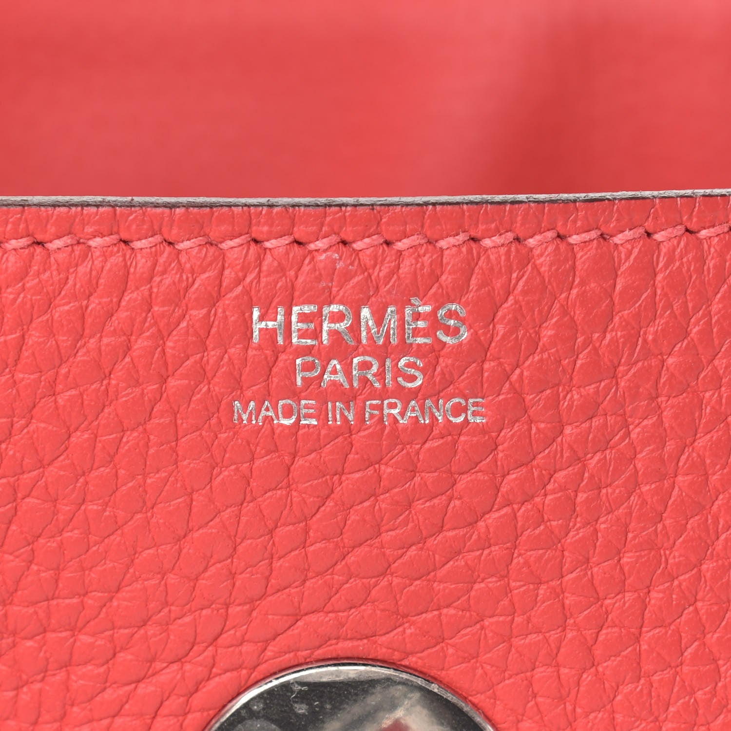 Hermes Taurillon Clemence Lindy 34 Rouge Pivoine 6 of 13