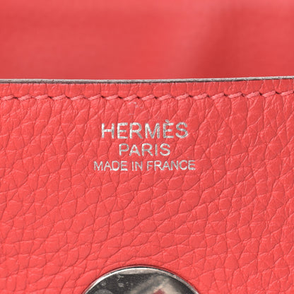 Hermes Taurillon Clemence Lindy 34 Rouge Pivoine 6 of 13