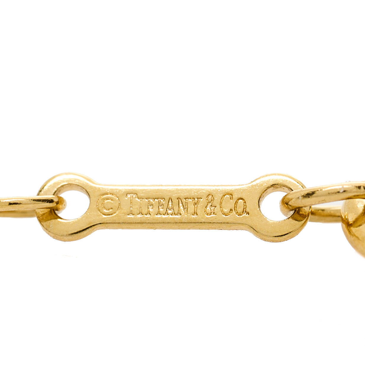 18K Yellow Gold Diamond .70ctw 5 Station Diamonds by the Yard Necklace