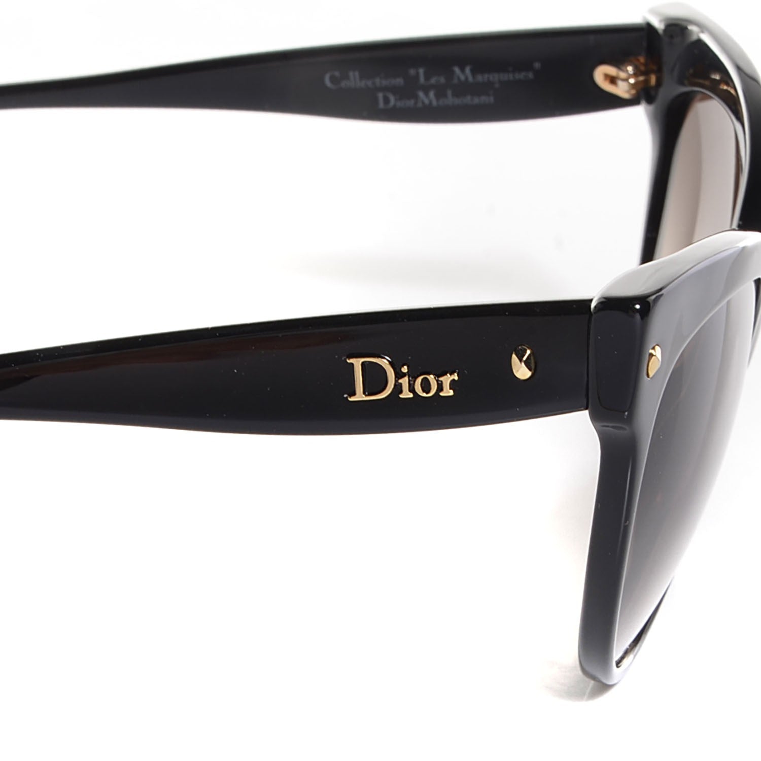 Christian Dior Acrylic Les Marquises Mohotani Sunglasses Black 4 of 8