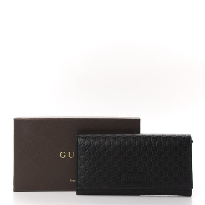 Gucci Soft Microguccissima Continental Wallet Black 7 of 7