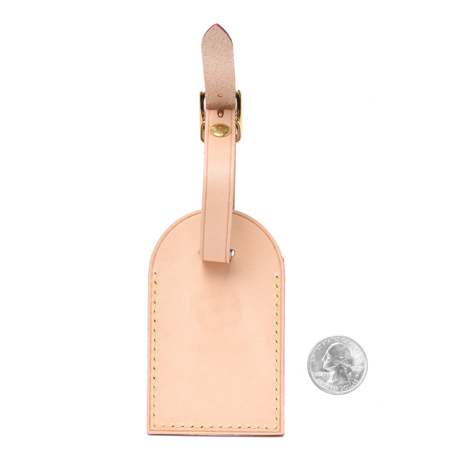 Louis Vuitton Vachetta Cancun Luggage Tag 2 of 4