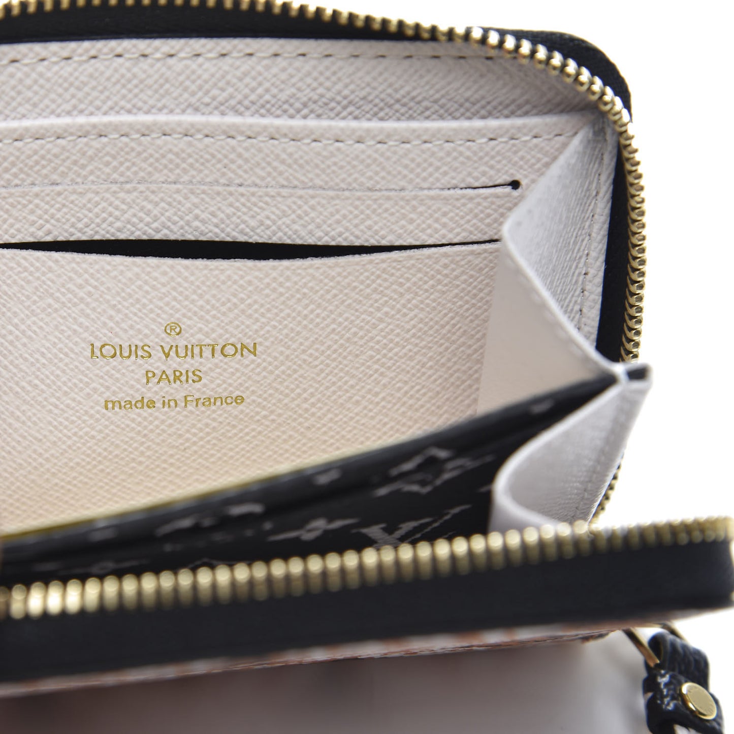 Monogram Giant Crafty Zippy Coin Purse Creme Caramel