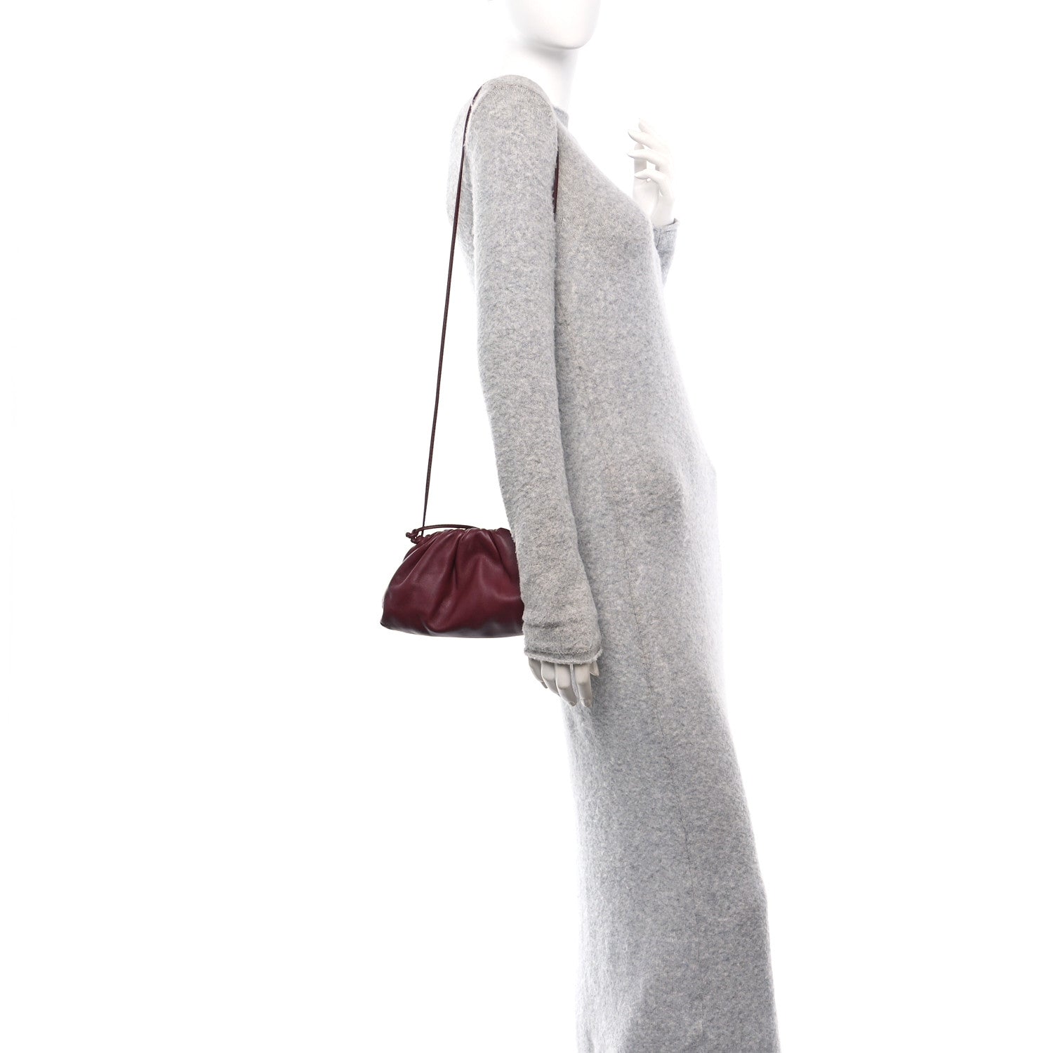 Bottega Veneta Butter Calfskin The Mini Pouch Bordeaux 2 of 13