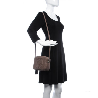 Gucci Vitello Range Small Soho Disco Bag Grey Field 2 of 8