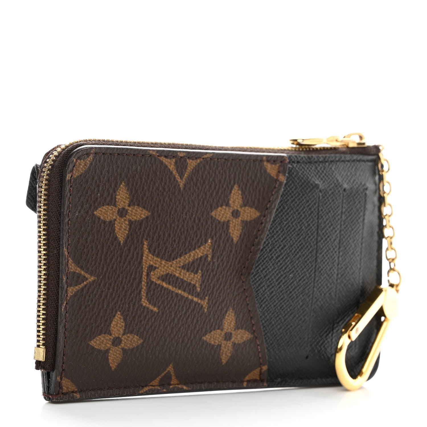 Louis Vuitton Monogram Recto Verso Card Holder Black 3 of 7