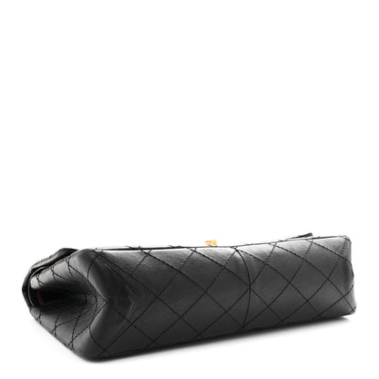 Chanel Aged Calfskin Quilted 2.55 Reissue 226 Flap Black 4 of 10