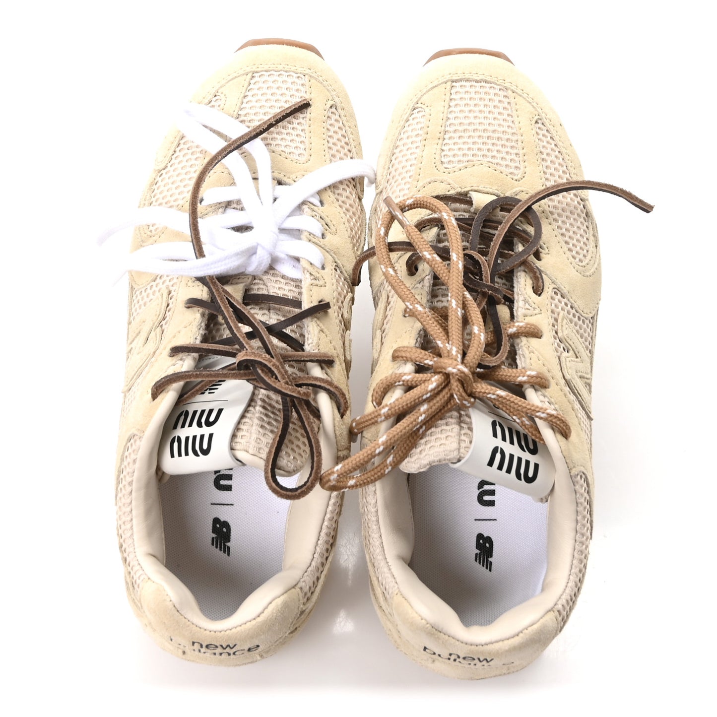 X NEW BALANCE Mesh Suede 530 SL Sneakers 38 Burro