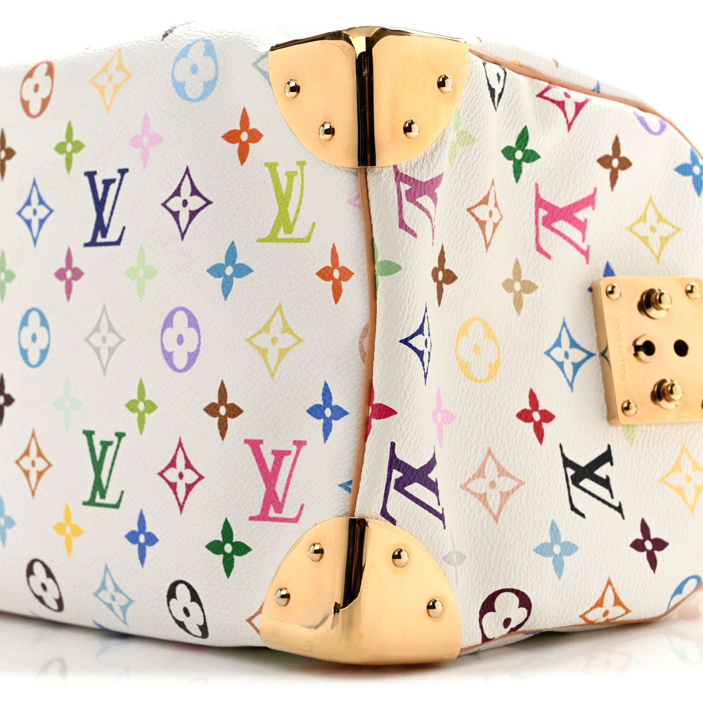 Monogram Multicolor Speedy 30 White