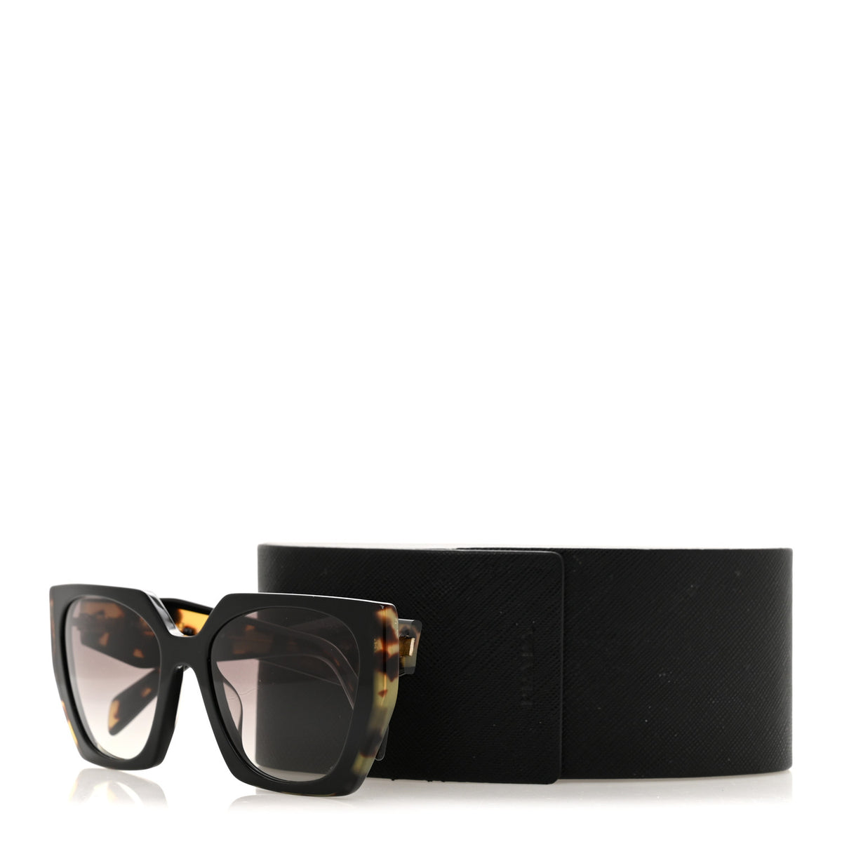 Acetate Sunglasses SPR 15W Tortoise Black