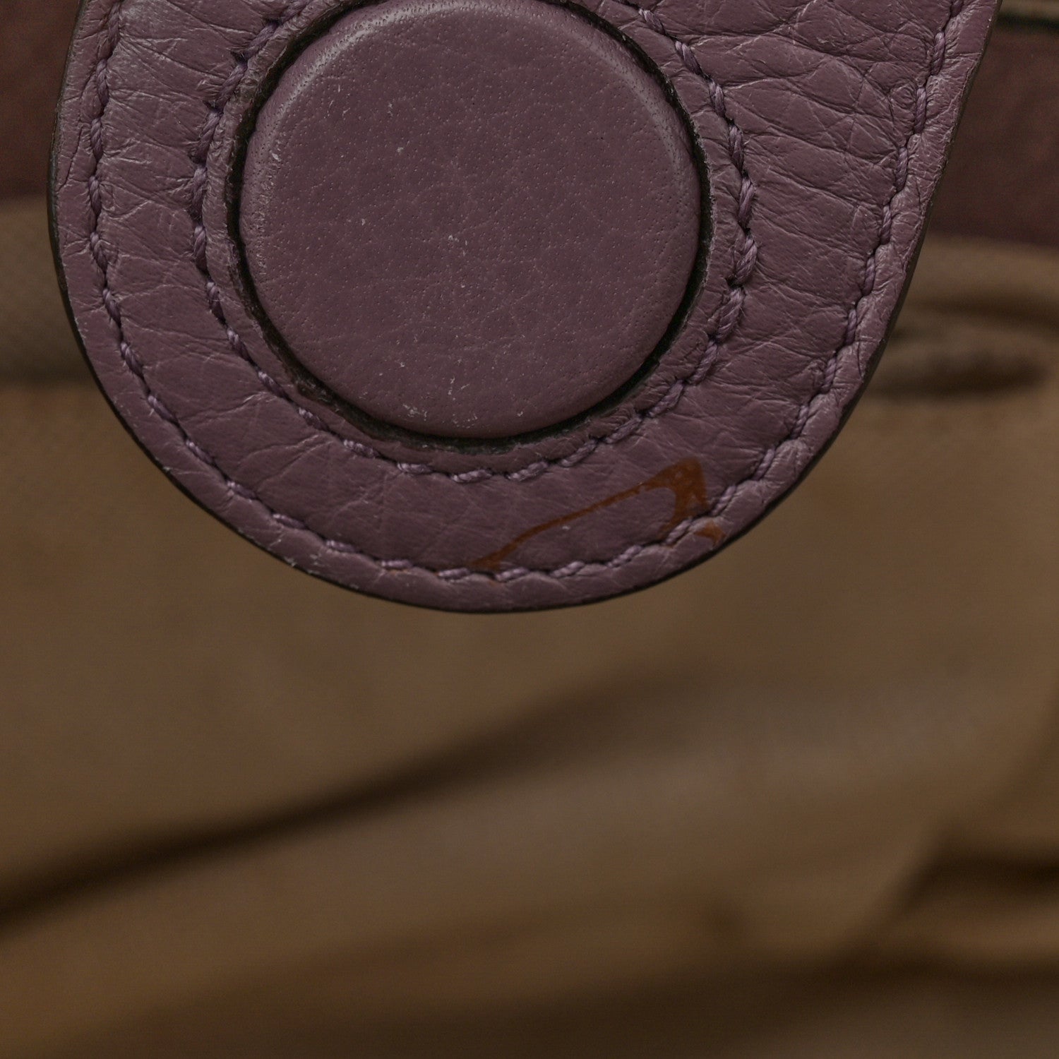 Gucci Pebbled Calfskin Medium Bamboo Shopper Tote Purple 13 of 16