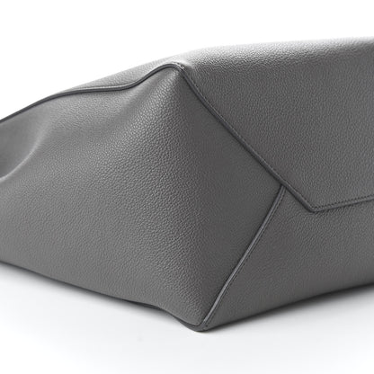 Celine Soft Grained Calfskin Small Belt Cabas Phantom Grey 6 of 9