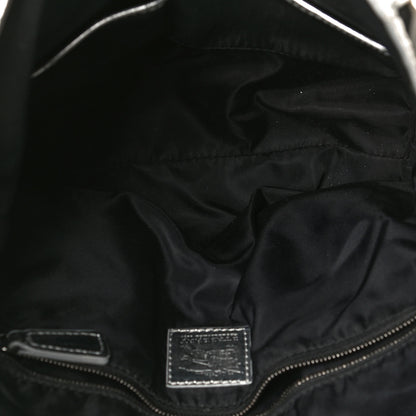 Burberry Nylon Beat Check Small Victoria Tote Silver 4 of 9