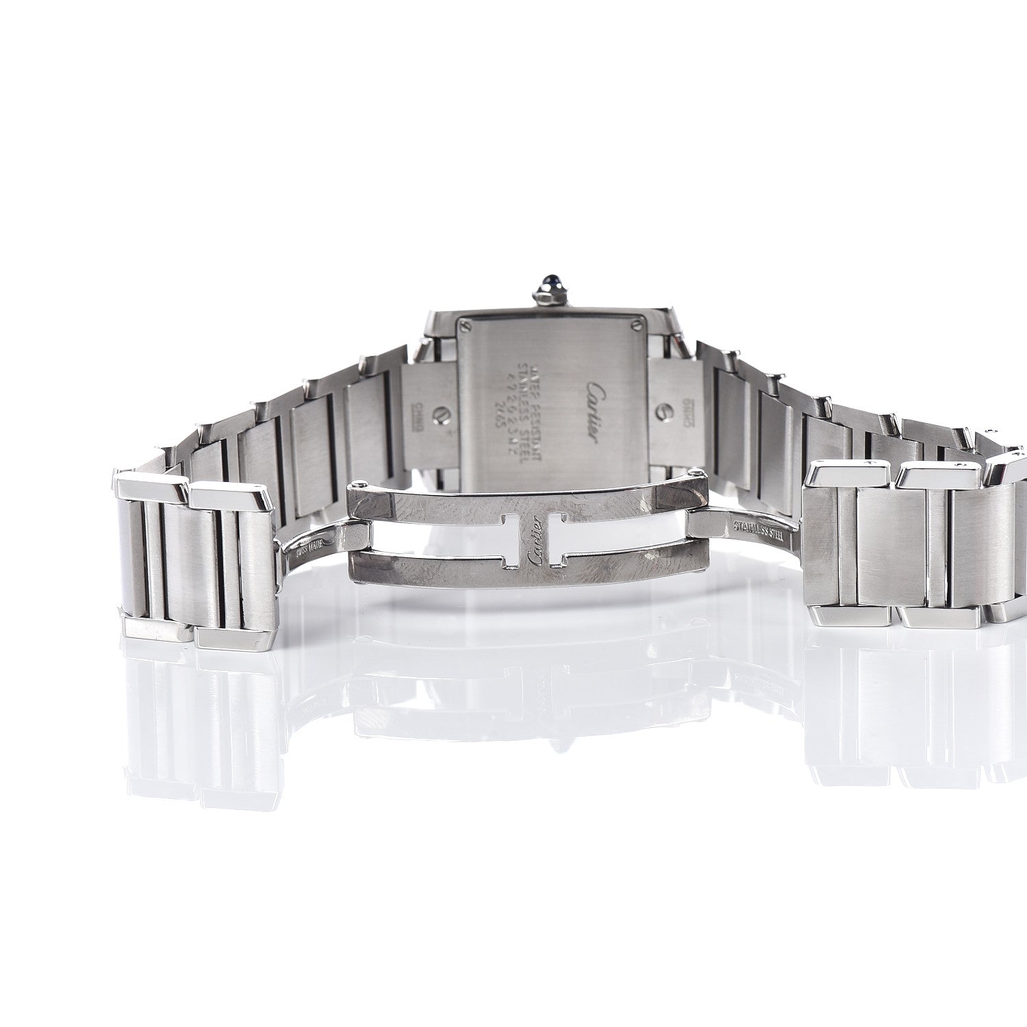 Cartier Stainless Steel 25mm Tank Francaise Quartz Watch 6 of 7