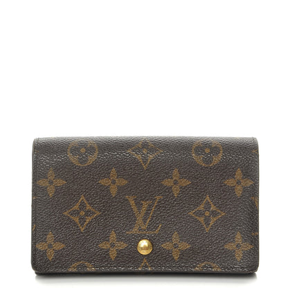 Louis Vuitton Monogram Porte-Monnaie Billets Tresor Wallet 1 of 9