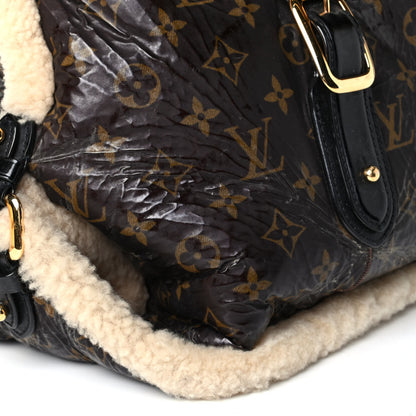 Louis Vuitton Patent Monogram Shearling Sac Thunder 6 of 8