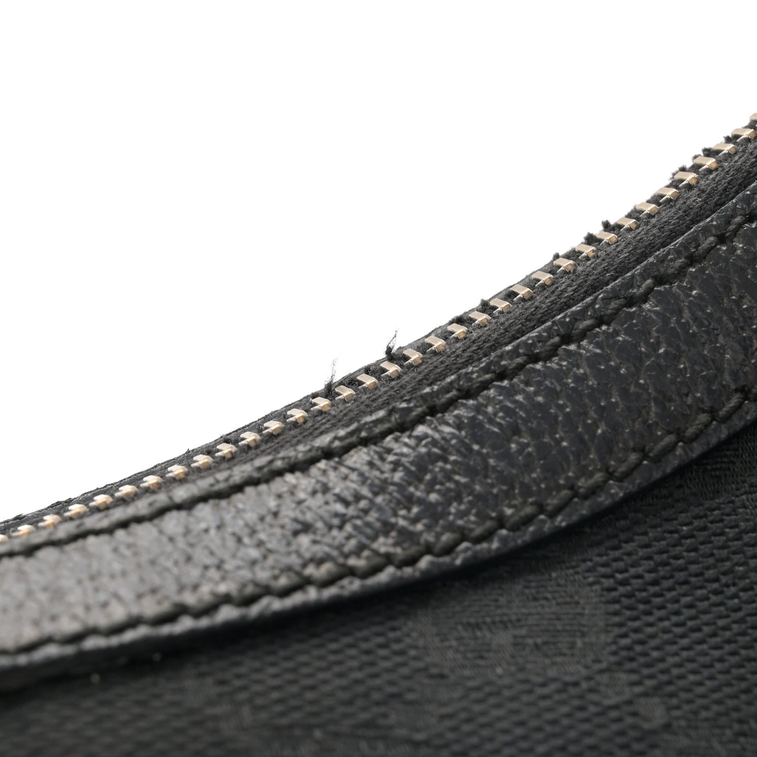 Gucci Monogram Medium Half Moon Hobo Black 10 of 10