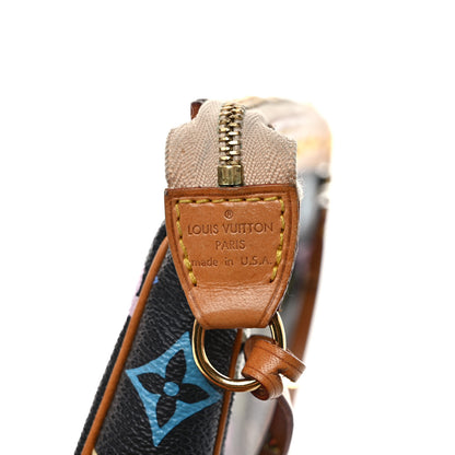 Louis Vuitton Monogram Multicolor Pochette Accessories Black 7 of 11