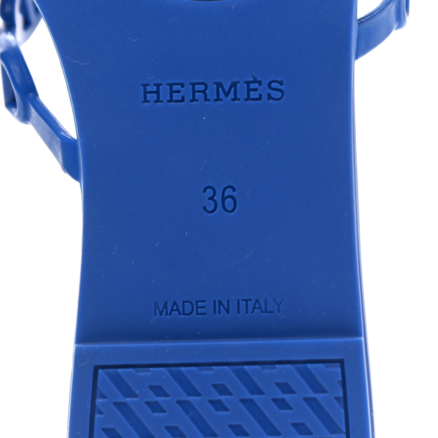 Hermes TPU Rivage Sandals 36 Bleu Smalt 7 of 8
