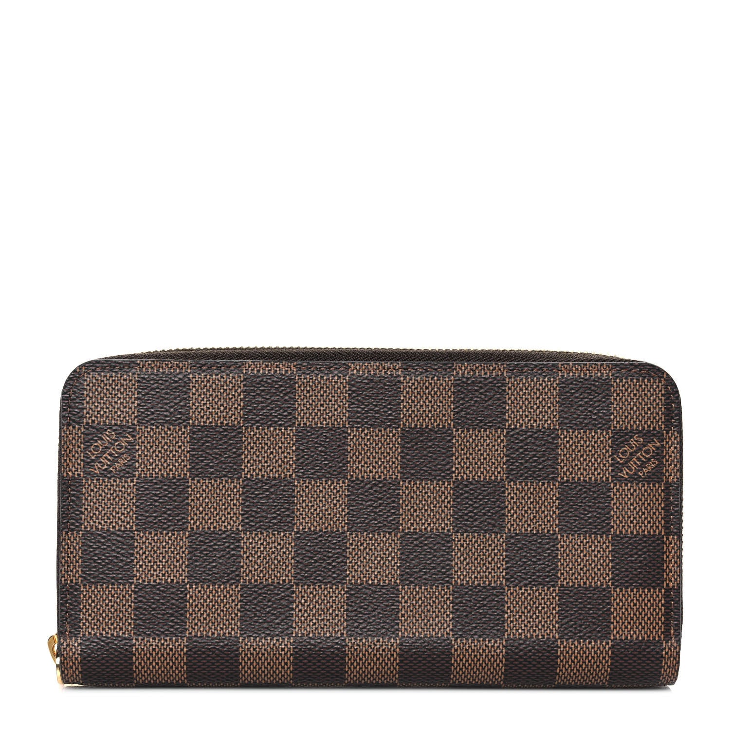 Louis Vuitton Damier Ebene Zippy Wallet Rose Ballerine 1 of 9