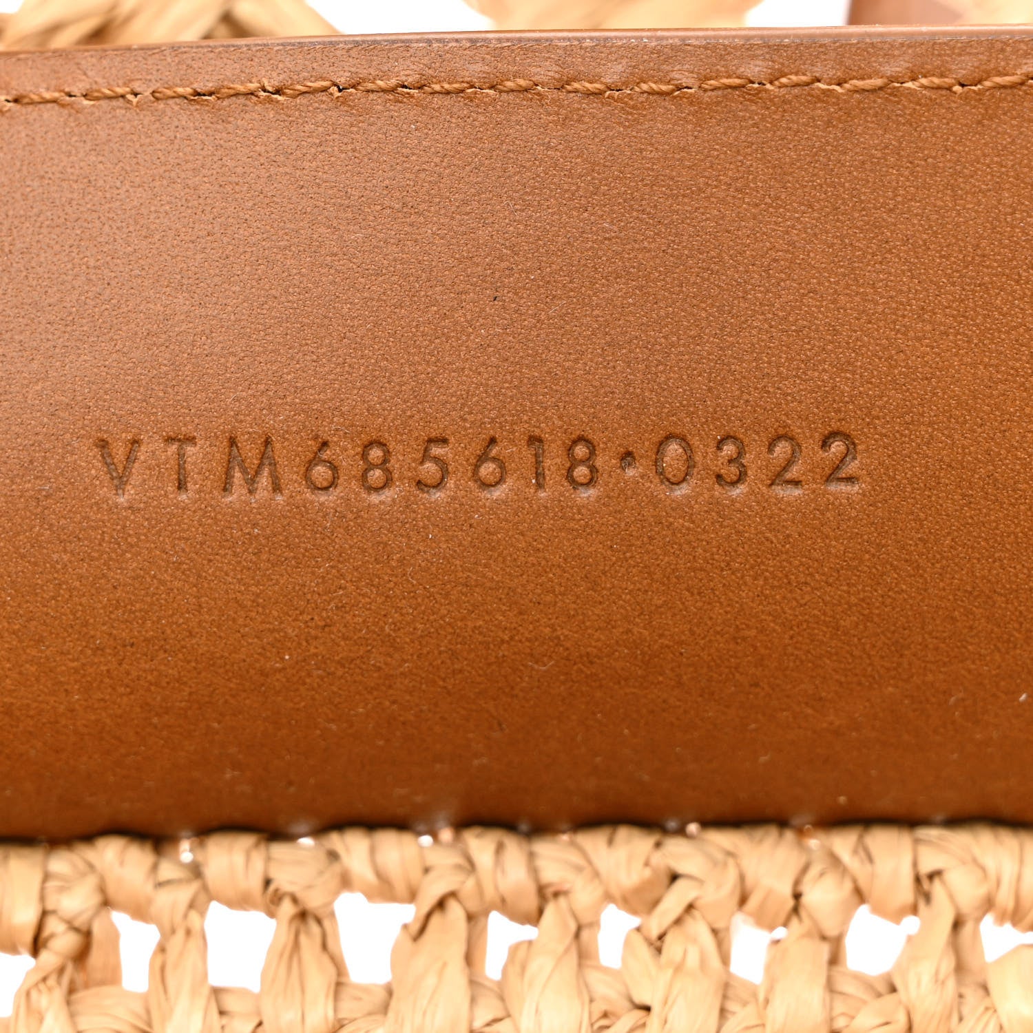 Saint Laurent Raffia Calfskin Small Panier Tote Naturel 7 of 10