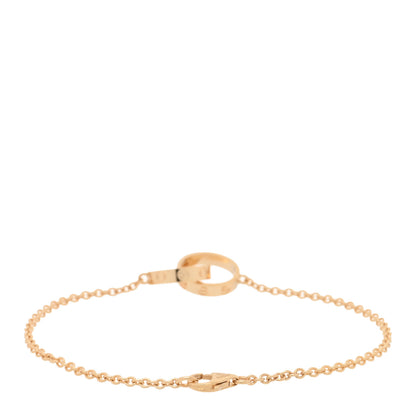 Cartier 18K Yellow Gold Interlocking LOVE Bracelet 2 of 4