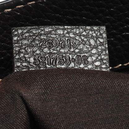 Gucci Crystal Monogram Tote Brown 7 of 7