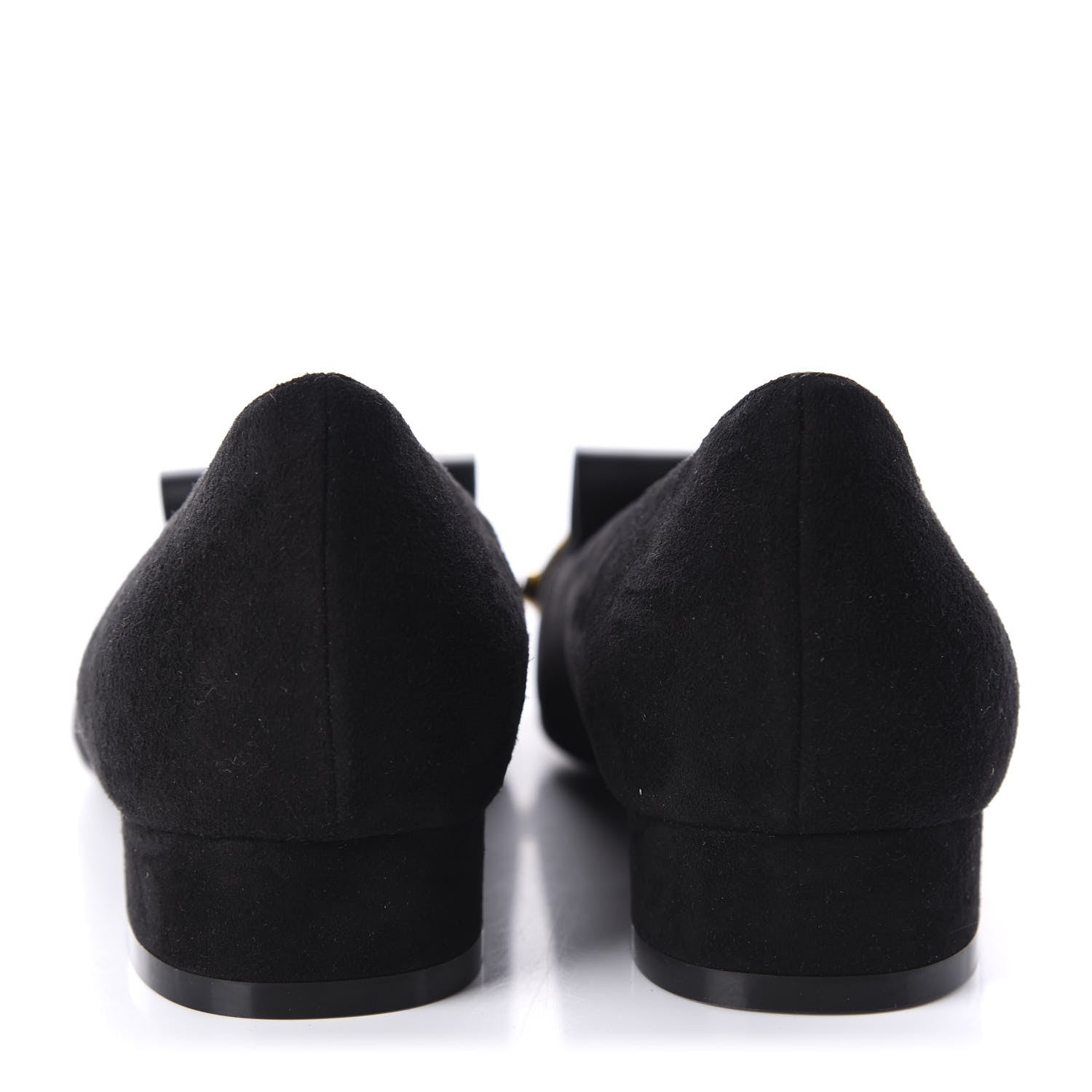 Valentino Garavani Suede Vlogo Club Loafers 37.5 Black 6 of 10