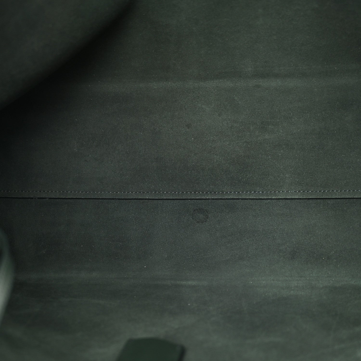 Saint Laurent Calfskin Large Shopping Tote Dark Green 6 of 11