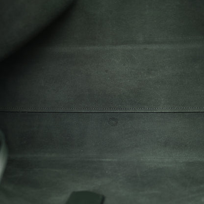 Saint Laurent Calfskin Large Shopping Tote Dark Green 6 of 11