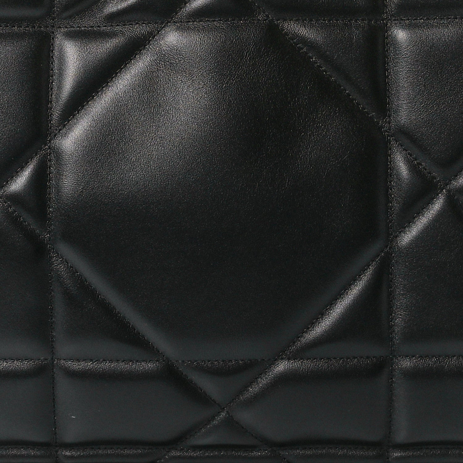 Christian Dior Calfskin Archicannage Medium Essential Tote Black 8 of 11