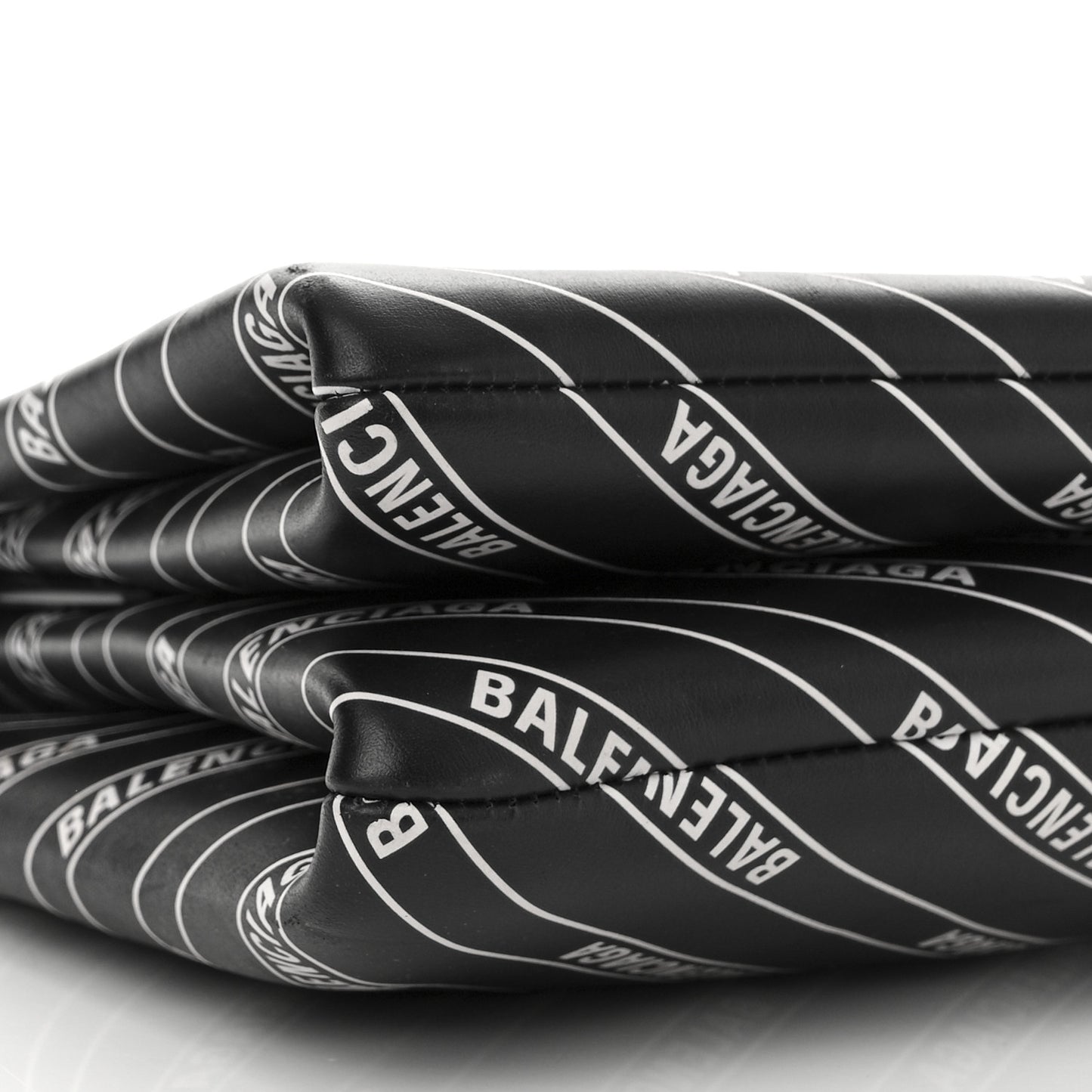 Calfskin All Over Logo Flap S Bag Black