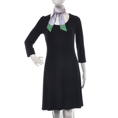 Hermes Silk Brides De Gala Love Twilly Bleu Ciel Parme Vert 2 of 5