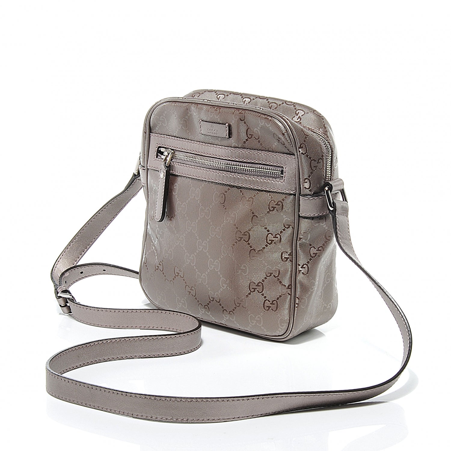 Gucci Imprime Monogram Shoulder Bag Champagne 6 of 8