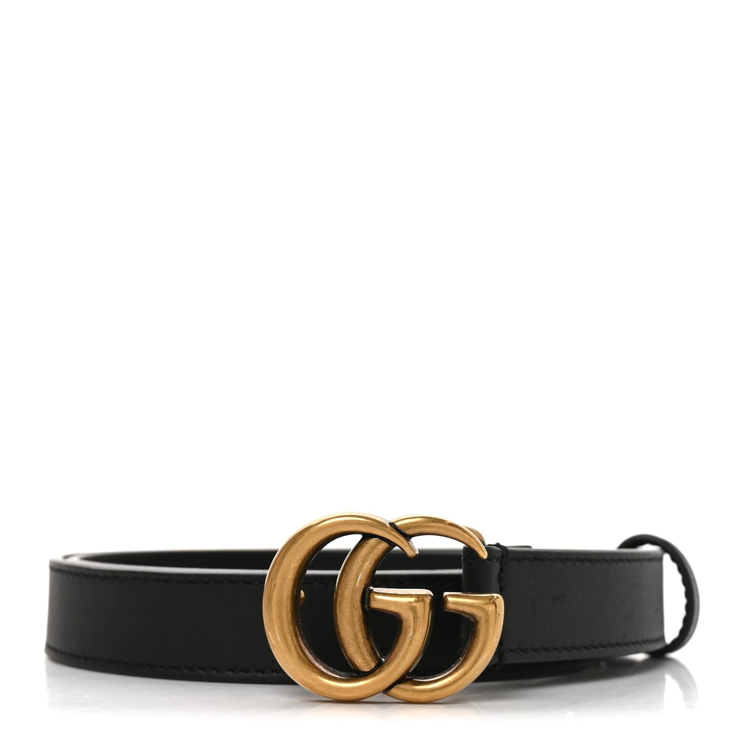 Calfskin Double G 20mm Belt 65 26 Black
