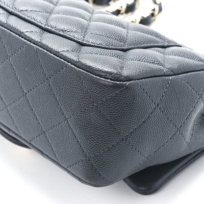 Chanel Caviar Quilted Mini Rectangular Flap Dark Grey 12 of 12